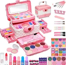 Comprar Maquillaje Para Niñas Kit De Maquillaje Princesas Labiales