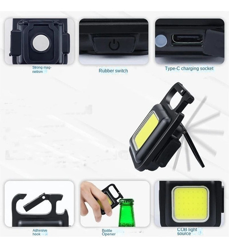 Mini Sensor De Movimiento De Faro Led Recargable 2023