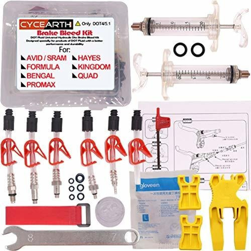 Cycearth Kit De Aceite De Freno Para Bicicleta Para Avid Sra