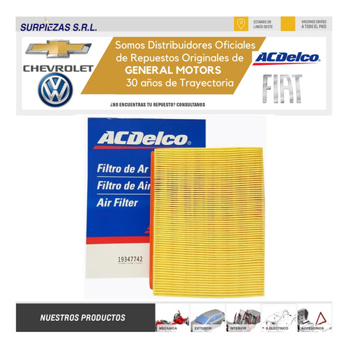 Kit 3 Filtros Y Aceite Sintetico 5w30 Chevrolet Agile 10/17