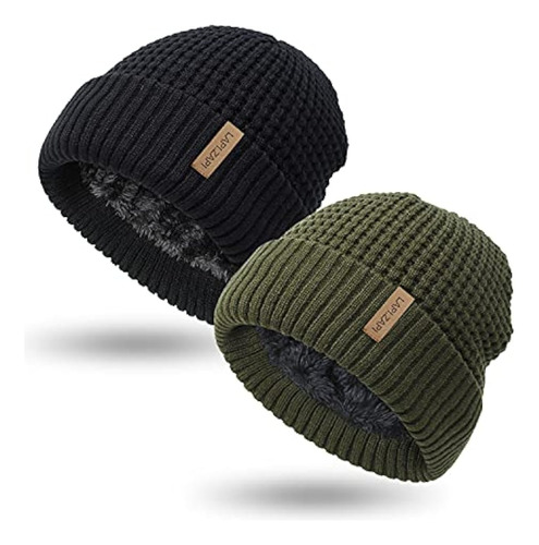 Lapi.zapi Gorro De Invierno Para Hombre, Con Forro