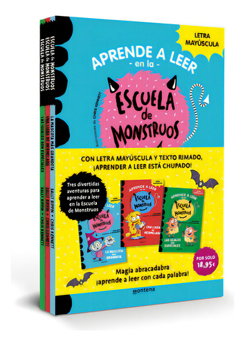 Pack Escuela De Monstruos La Mascota Mas Grandota, Una Liada De Mermelada, Las, De Rippin, Sally. Editorial Montena, Tapa Blanda En Español