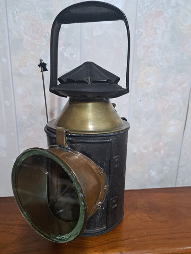 Farol Señalero Ferrocarril Muy Bueno Bronce Cobre Y Chapa (Usado)