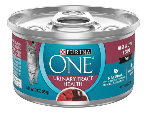 Purina 178893 3 Oz One Urinary Tract Health Beef  Liver Pate