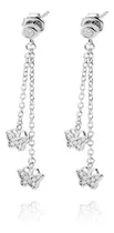 Comprar Aros De Plata Esterlina 925 Mariposa Colgante Circon