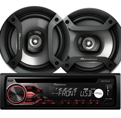 Autoestereo Pioneer Dxt-x186ub + Parlantes 6.5   25w Rms