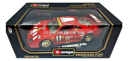 Ferrari F40 Evoluzione #1 1992 - Rojo Burago 1/18