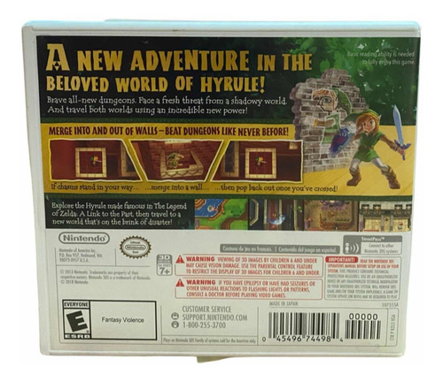 The Legend Of Zelda: Link Between Worlds 3ds / 2ds Xl (Usado)