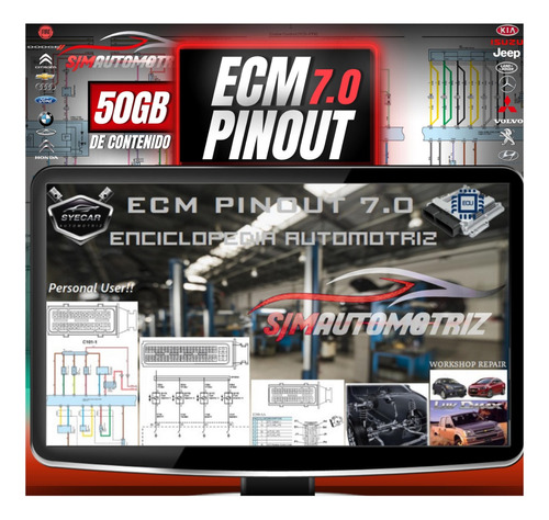 Pack Mecánico Diagramas Manuales Ecm Pinout  7.0  50gb.