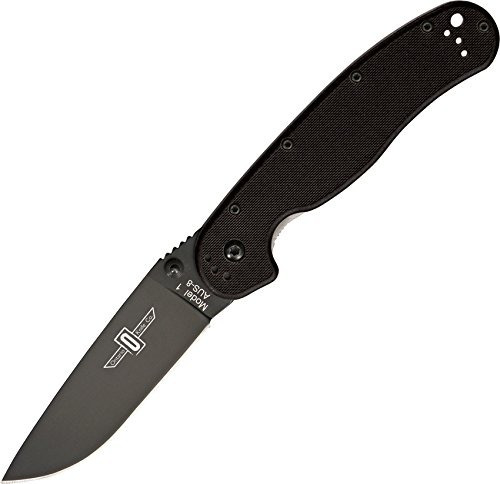 Ontario 8846 Cuchillo Plegable Rat (negro)