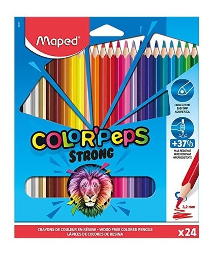 Lapicera Study Box Maped + 24 Pinturas Maped