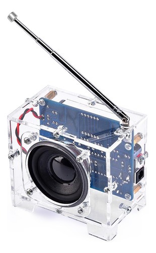 Receptor De Radio Fm Mini Tea5767 Transparent Shells Radio F