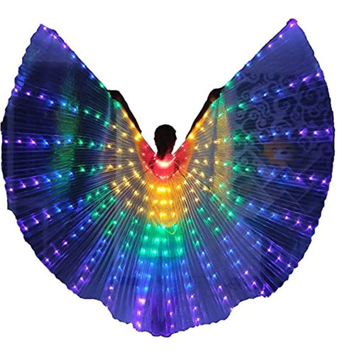 Alas Led Para Danza Del Vientre Mariposa Fiesta Brillantes