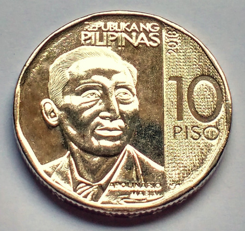 Moneda De Filipinas, 10 Piso 2018. Sin Circular.