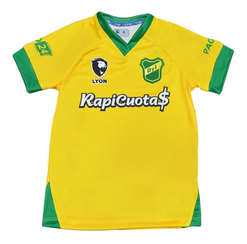 Camiseta Defensa Y Justicia Titular Lyon Niños Original