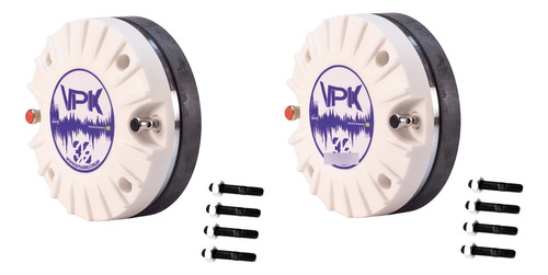 Kit 2 Drivers Ti Qvs 35vpk 150wrms Titanio 8 Ohms Som Array