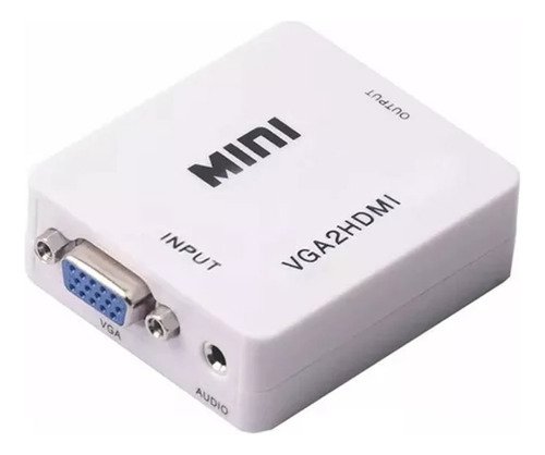 Adaptador Conversor Convertidor De Señal Vga A Hdmi C/ Audio