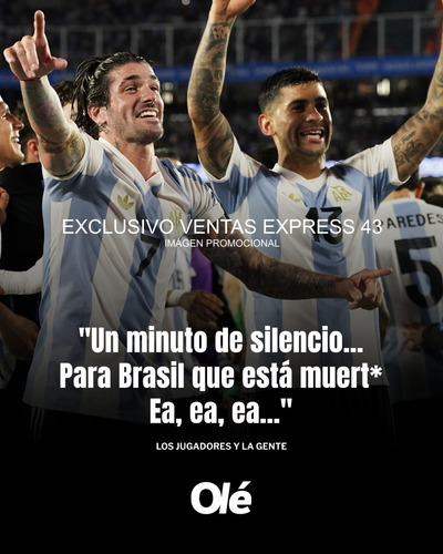 Diario Olé 26/03/2025 Argentina 4 Brasil 1 Edición Completa