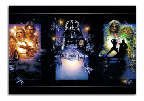 Quadro Decorativo Star Wars Personalizado Em Mdf