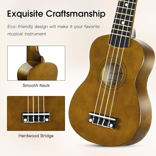 Adm Ukelele Soprano Para Principiantes 21 Pulgadas De