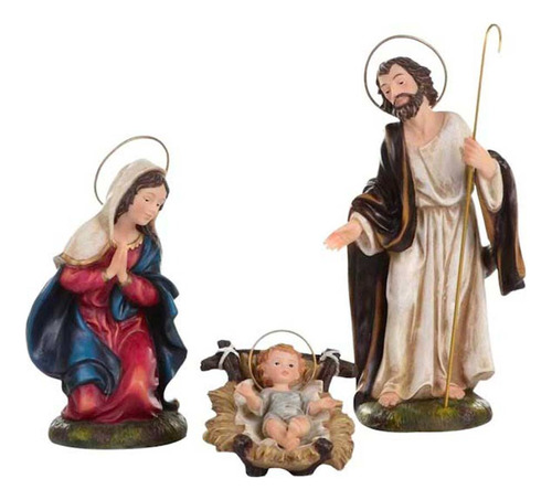 Nacimiento De 20 Cm Pesebre Con 3 Piezas 