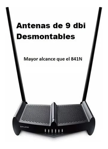 Router Inalambrico Tp-link Rompemuros 300mbps Ant 9dbi Wr841