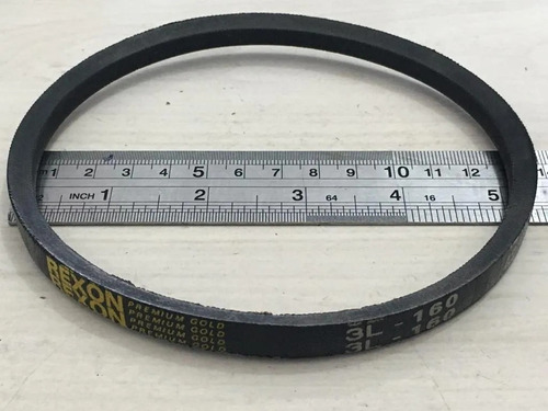 Imagem 3 de 3 de Correia De Portão Eletrônico 3l 160 3l-160 3l160 - Kit 2pç