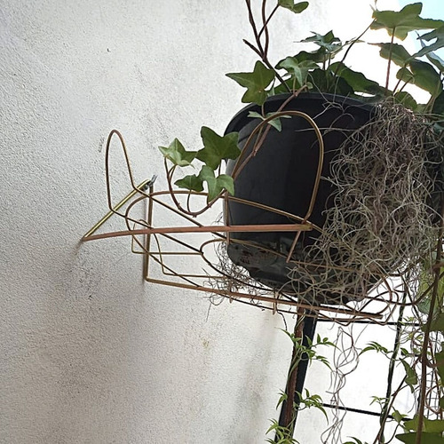 Suporte Pendurar Vaso De Planta Parede Margarida Prato Médio