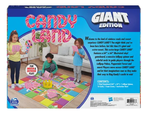 Giant Candy Land Game Spin Master Games Para Niños Mayores D