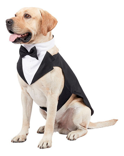 Traje De Boda/vestir Para Perro Con Pajarita