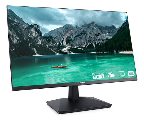 Gtek 24 Pulgadas 75hz Monitor De Computadora Sin Marco, Pant