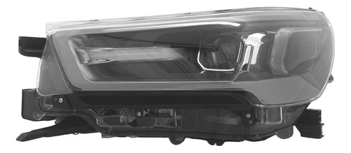 Par Farol Principal Hilux 2021 22 A 2025 Aro Cinza Full Led
