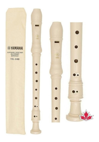 Flauta Doce Soprano Barroca Série 20 Yrs24b Yamaha Oferta