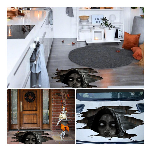Pegatinas De Pared De Halloween Calcomanías De Pared D