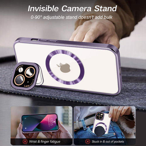 Funda Para iPhone Flexible Protección Cámara Transparente
