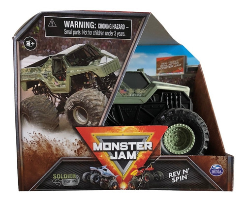 Monster Jam Vehiculo 1:43 - Soldier Fortune Camuflado -58704