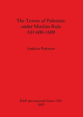 Libro The Towns Of Palestine Under Muslim Rule Ad 600-160...