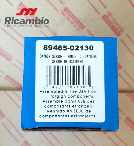 Imagen 5 de 5 de Sensor Oxigeno Corolla 2003 2004 2005 2006 2007 2008 Toyota