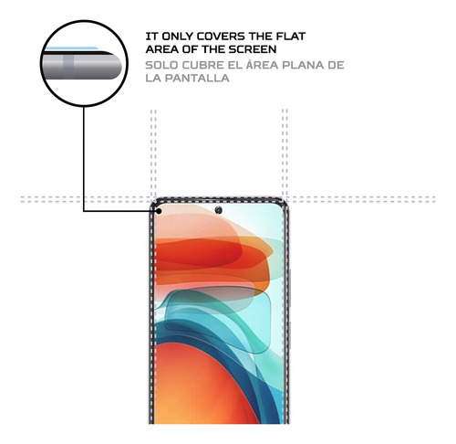 Protector Mica Pantalla Para Xiaomi Redmi Note 10 Pro China