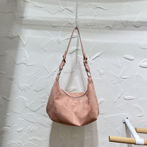 Bolso De Mano Casual De Gamuza Ajustable Con Correa For Axi