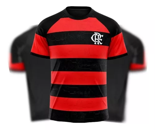 Camisa do Flamengo Original Masculina Listrada Braziline FC - Vermelho