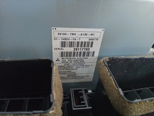 Radio Com Moldura Honda City 10 11 12 13 14 Original V1693 (Usado)