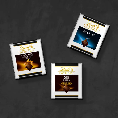 Chocolate Oscuro Premium Lindt Excellence Minis Surtido 12pz