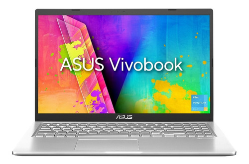 Laptop Asus E410ma Intel Pentium Gold 8gb Ram 1tb 128gb Ssd Color Transparent silver