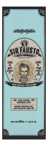 Sir Fausto Men´s Culture Serum Oleo Soft Para Barba X 30 Ml 