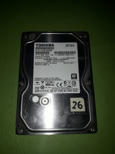 Disco Rigido Toshiba Dt01aca050 500 Gb
