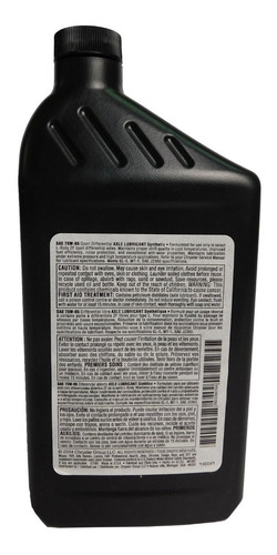 Imagen 2 de 5 de Aceite Diferencial Sae 75w85 Original Mopar 946ml