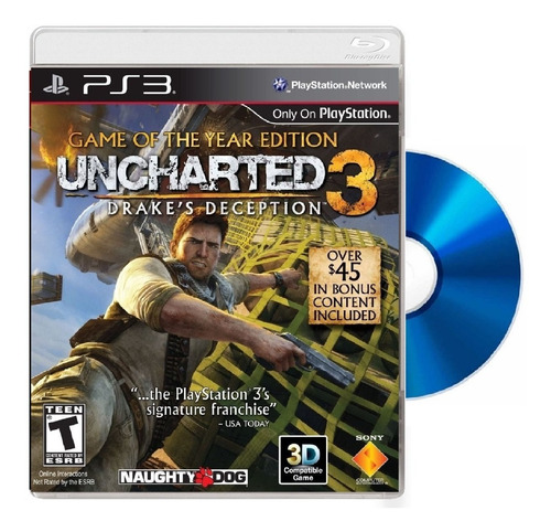 Uncharted 3 Drakes Deception Game Of Edition Jeu Ps3 Fisico