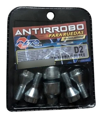 Imagen 3 de 3 de Tuercas De Seguridad Antirrobo Bulon Anti Robo Linea Renault