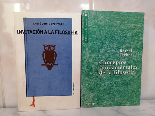 Libro. Conceptos Fundamentales De La Filosofía. Ferber. +1 (Usado)